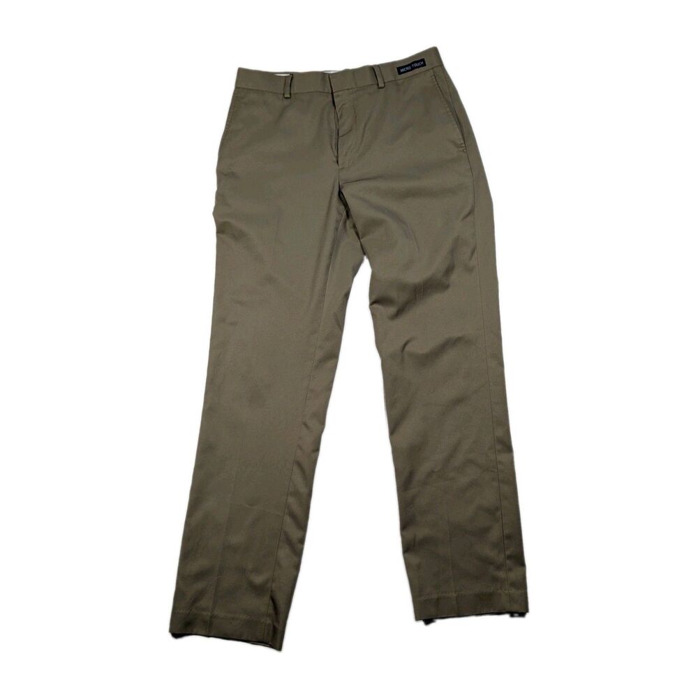 Michael Brandon Tan Green Dress Slacks 32x32